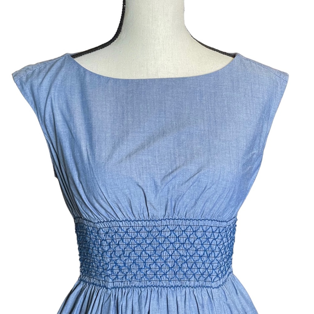 Kate Spade New York Blaire Chambray Dress Size 0 (2-4) - Picture 2 of 15